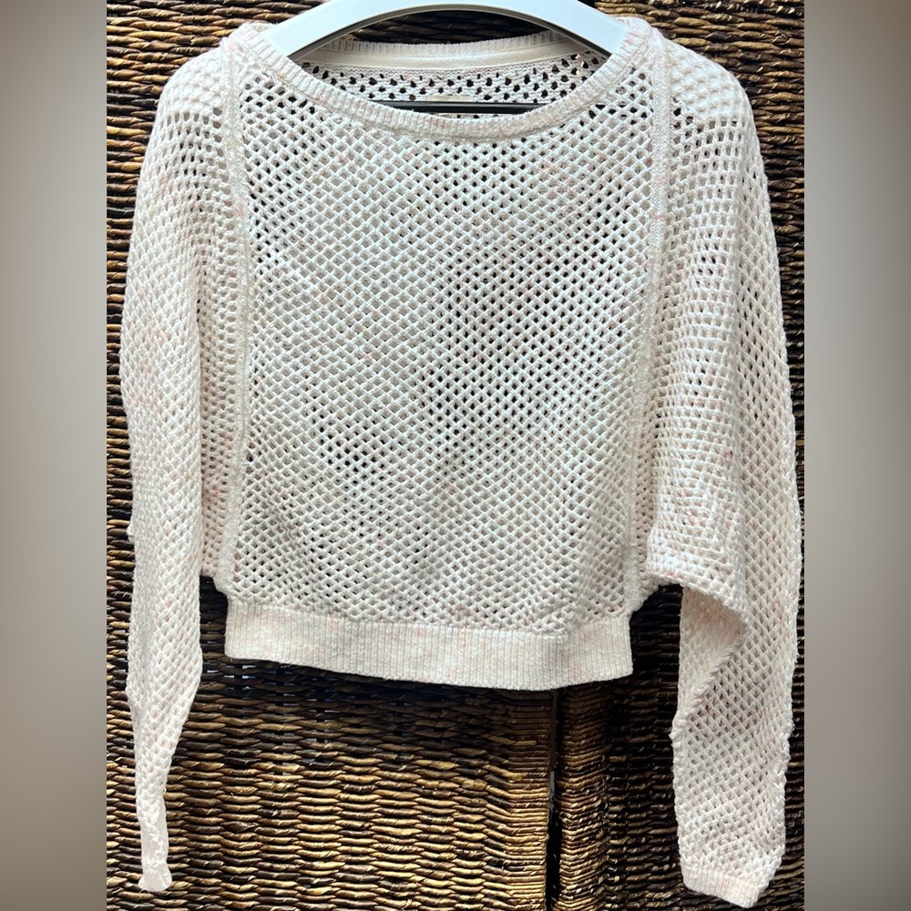 Pilcro - Anthropology, Cream/Multi Color Knit Top-‎ Size: XXS